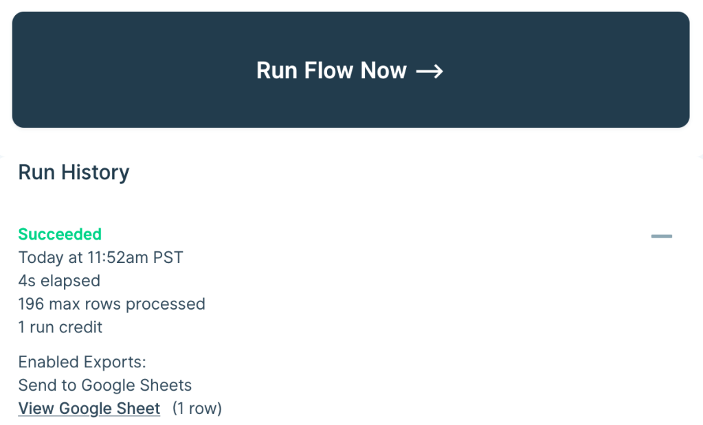 Testing Parabola flow
