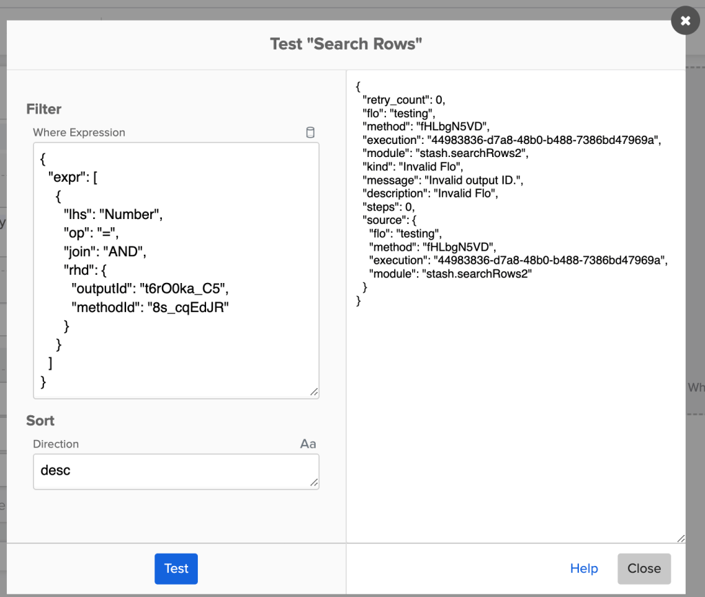 Testing Search Rows card image