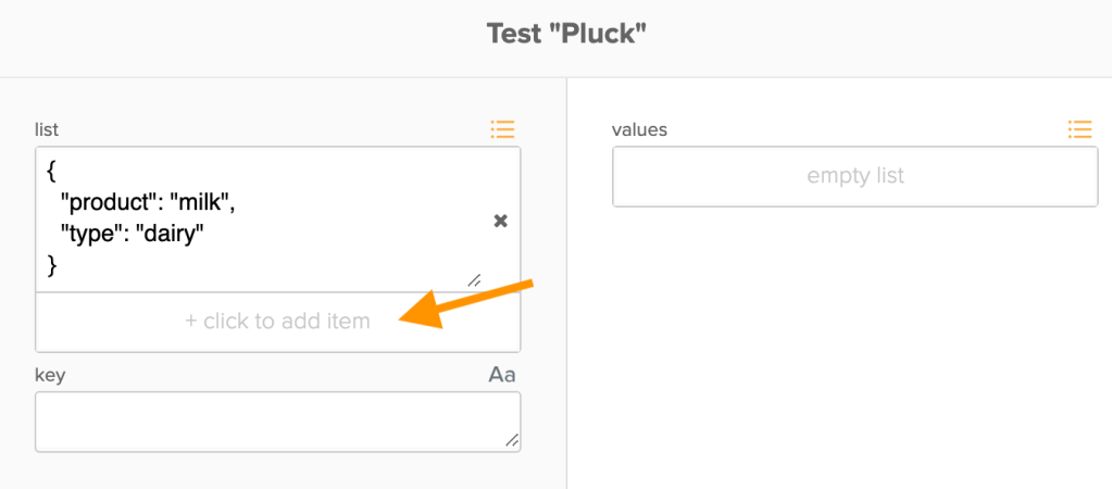 Adding list items image