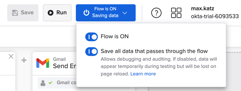 Turning the flow on image