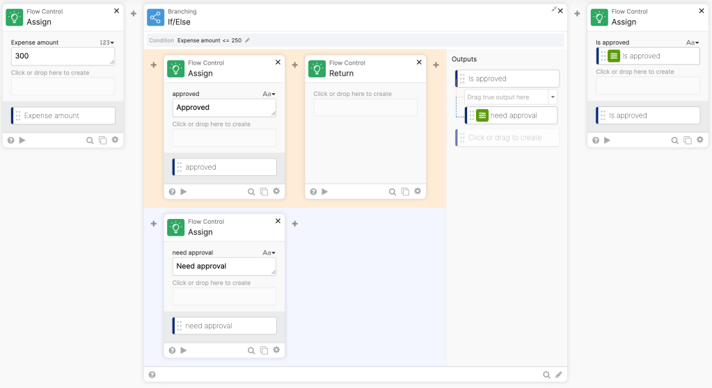 Using the If/Else card in the same way as the Continue If card. Using the If/Else card in the same way as the Continue If card.