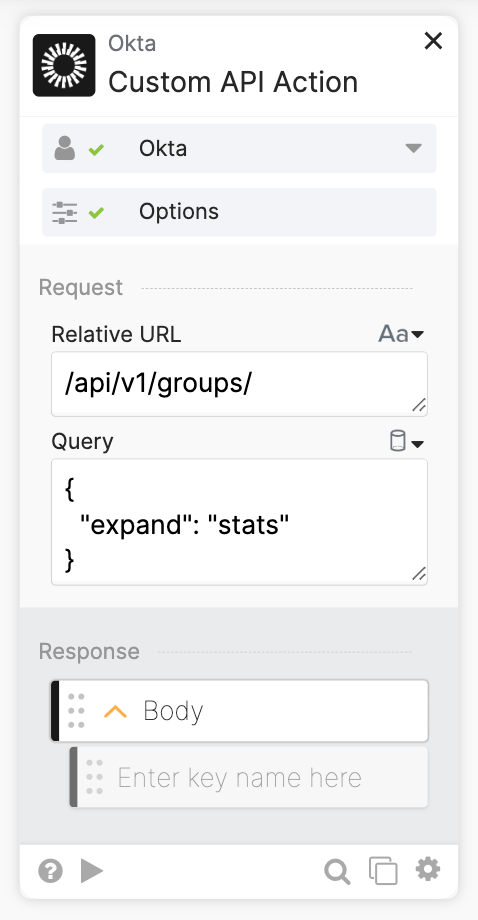 Get all Okta groups.